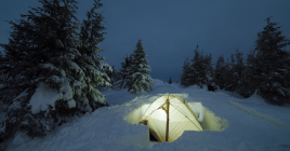 Bivakk om vinteren: hvordan sove i fjellet når det er kaldt?