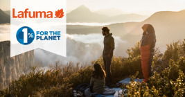 Lafuma zet zich in met het collectief 1% For The Planet!